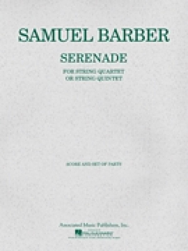 Serenade op.1 for string quartet