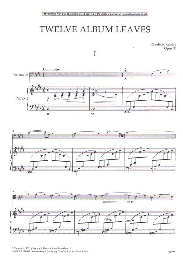 12 Album Leaves op.51 
