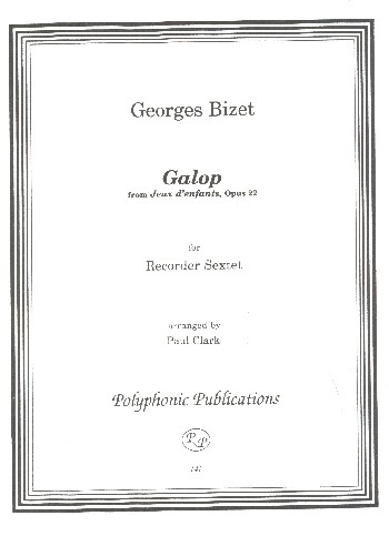 Galop from jeux d'enfants op.22