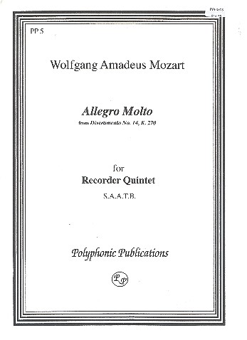 Allegro molto KV270