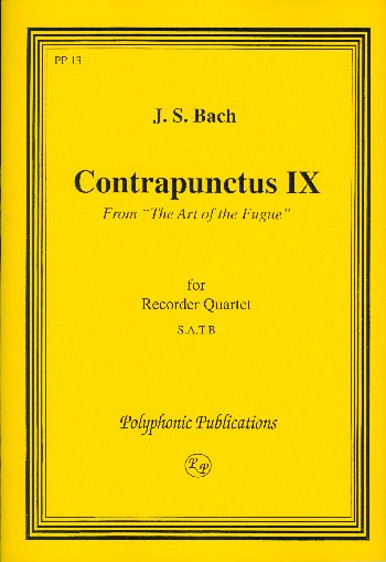 Contrapunctus 4 from the Art of the Fugue