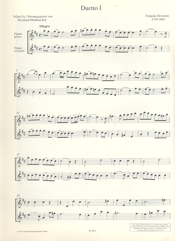 6 leichte Duette op. 18