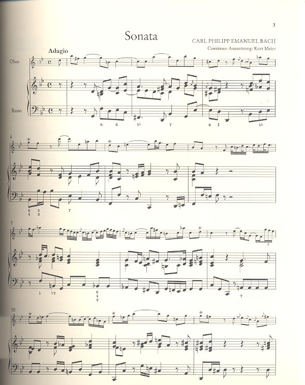 Sonate g-Moll wq135