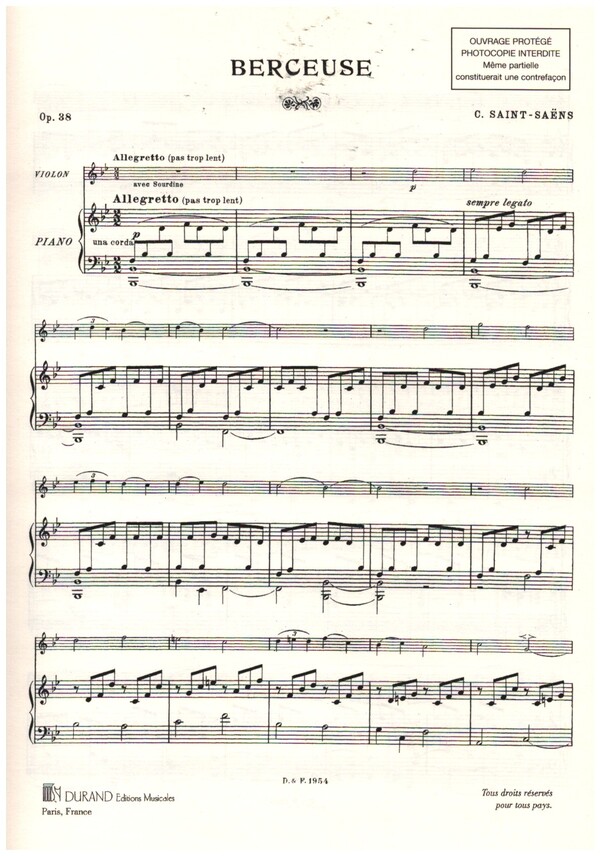 Berceuse op.38