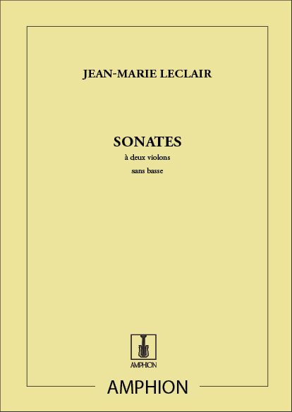 Sonates op.12 pour 2 violons