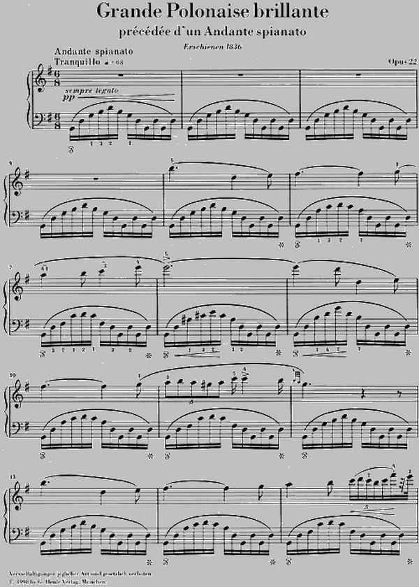 Andante spianato und Grande Polonaise brillante op.22