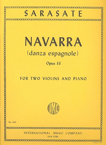 Navarra (danza espagnole) op.33