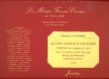 4 versets d'un motet (1703)