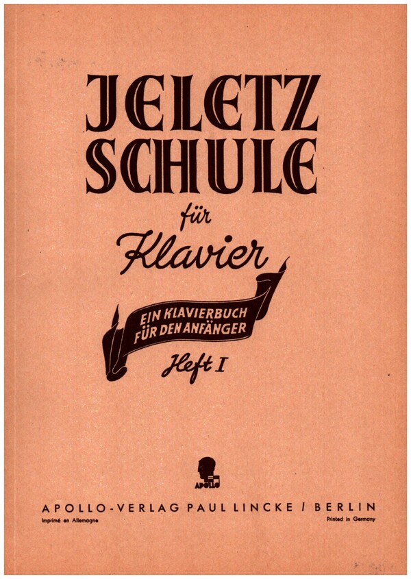 Klavierbuch für den Anfänger Band 1