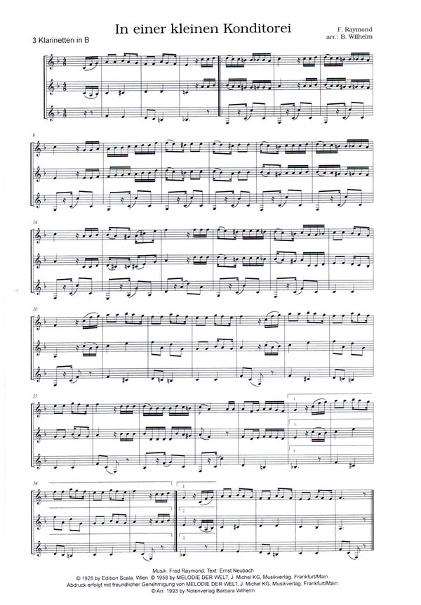 In einer kleinen Konditorei