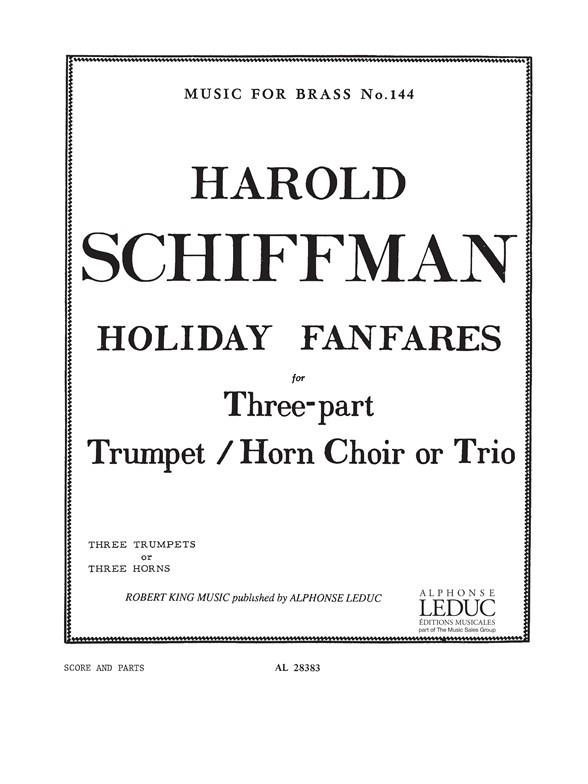 HOLIDAY FANFARES FOR 3-PART
