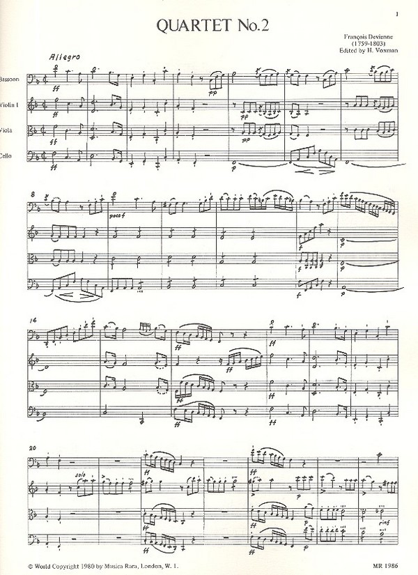 Quartet F major op.73 no.2