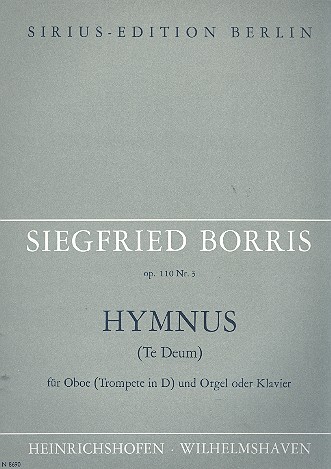 Hymnus op.110 Nr.3 für Oboe
