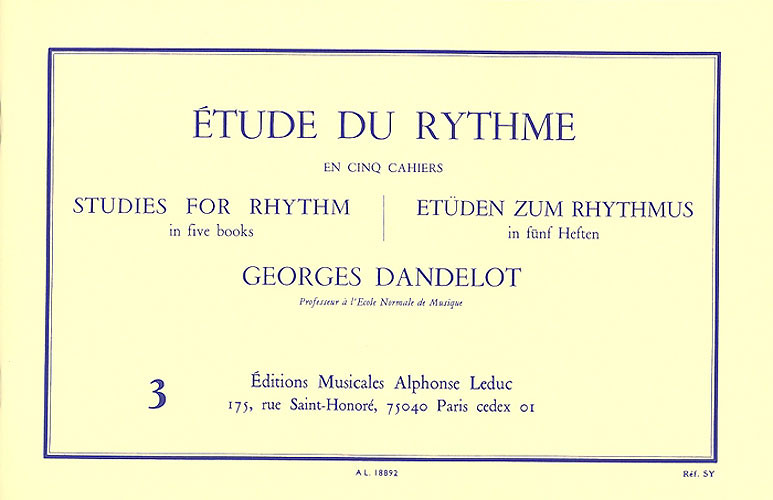 Etude du rythme vol.3