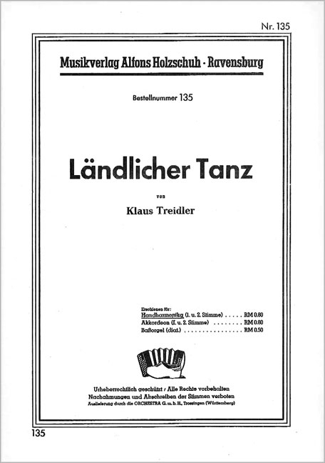 LAENDLICHER TANZ FUER DIAT. HAND-