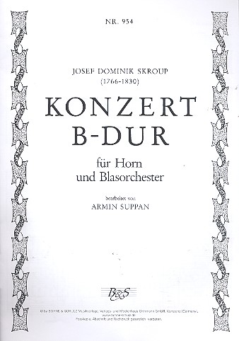Konzert B-Dur für Horn und