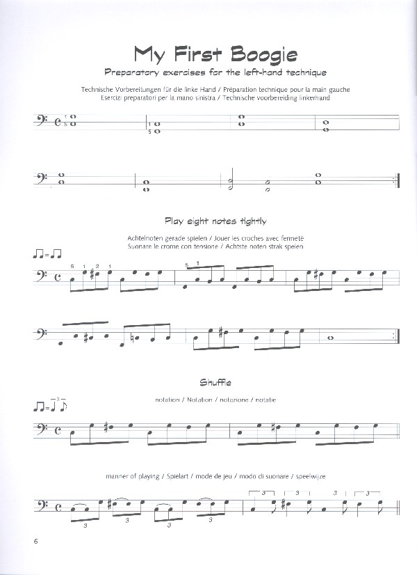The Boogie vol.1 for piano