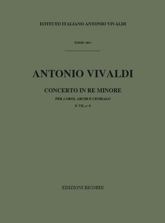 Concerto re minore F7,9