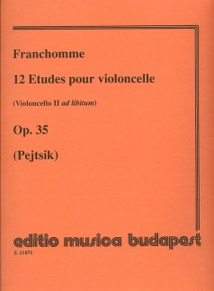 12 Etudes op.35 pour violoncelle
