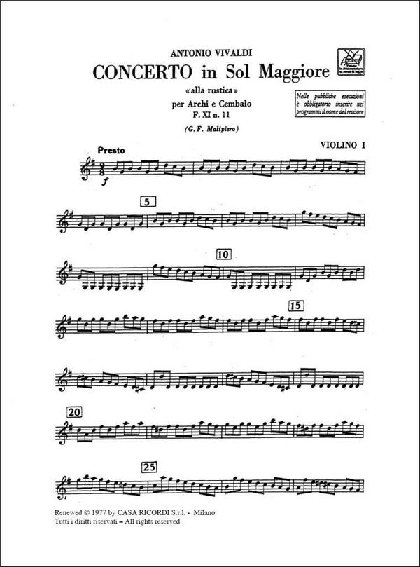 Konzert G-Dur F.XI:11
