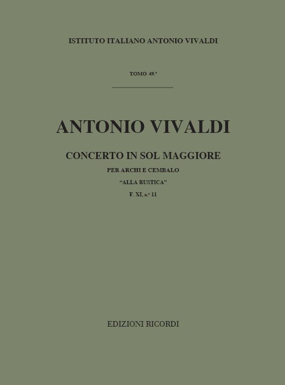 Concerto sol maggiore F.XI:11