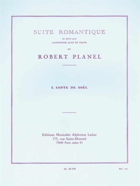 Conte de Noel pour saxophone