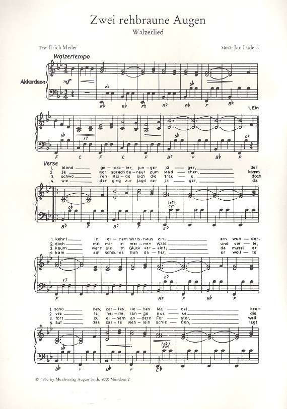 Zwei rehbraune Augen