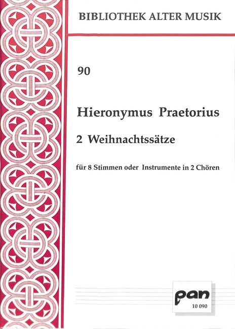 2 Weihnachtssätze für 8 Stimmen oder Instrumente in 2 Chören