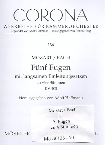 5 Fugen mit langsamen Einleitungssätzen