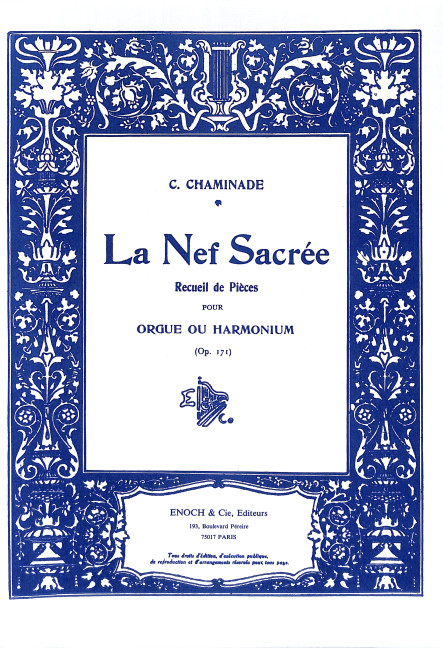 La nef sacrée op.171 recueil de