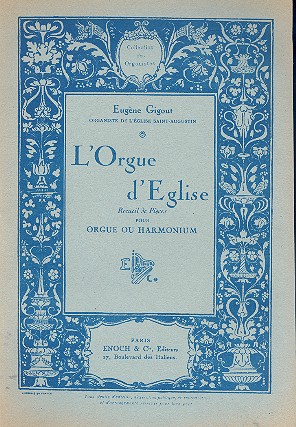 L'orgue d'eglise recueil de