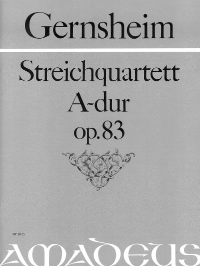 Streichquartett A-Dur op.83
