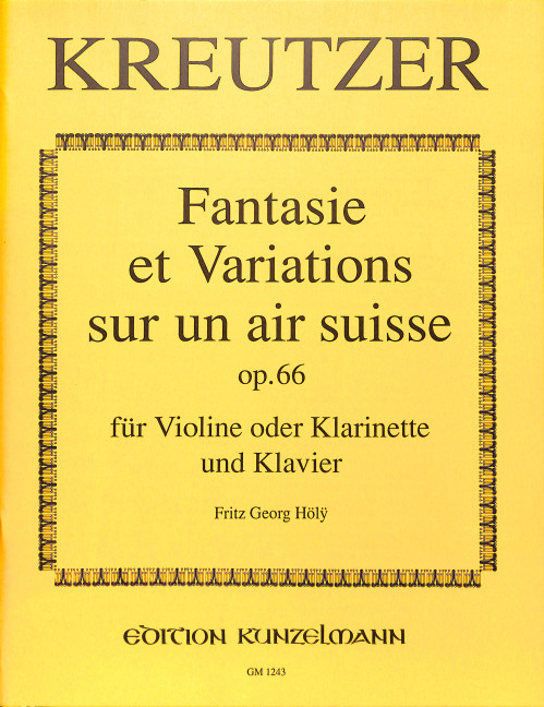 Fantasie et variations sur un air suisse op.66