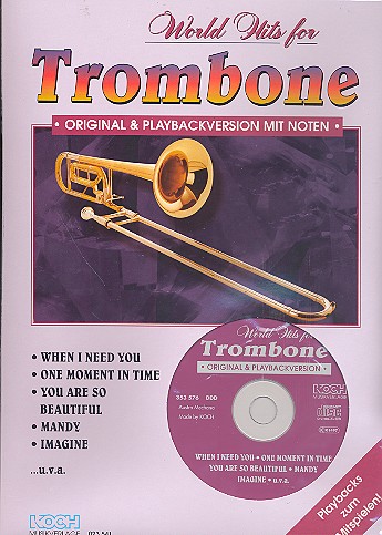 World Hits for Trombone (+CD)