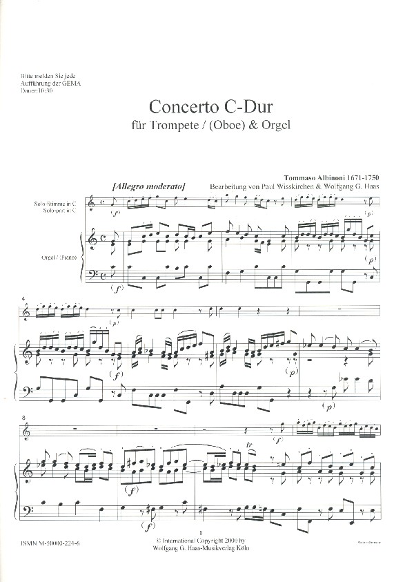 Concerto C-Dur 