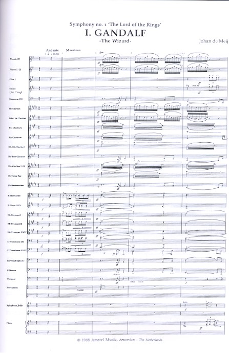 Symphony no.1 (the Lord of the Rings)