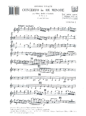 Concerto re minore F.VII:1