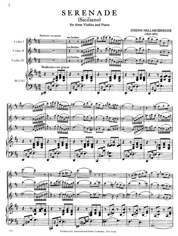 Serenade Siciliano