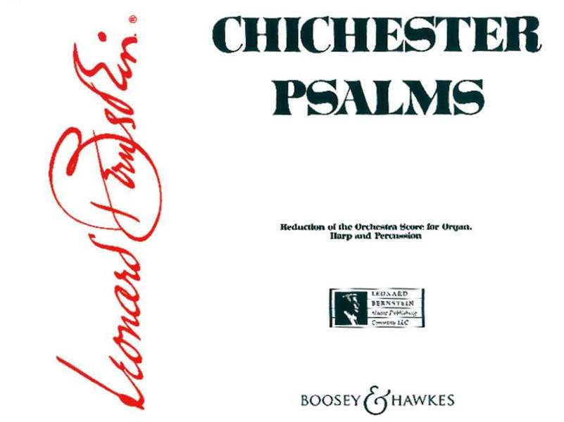 Chichester Psalms reduction of the orchestra score