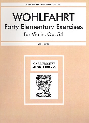 40 elementary Studies op.54