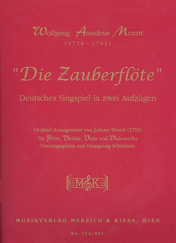 Die Zauberflöte für Flöte, Violine,