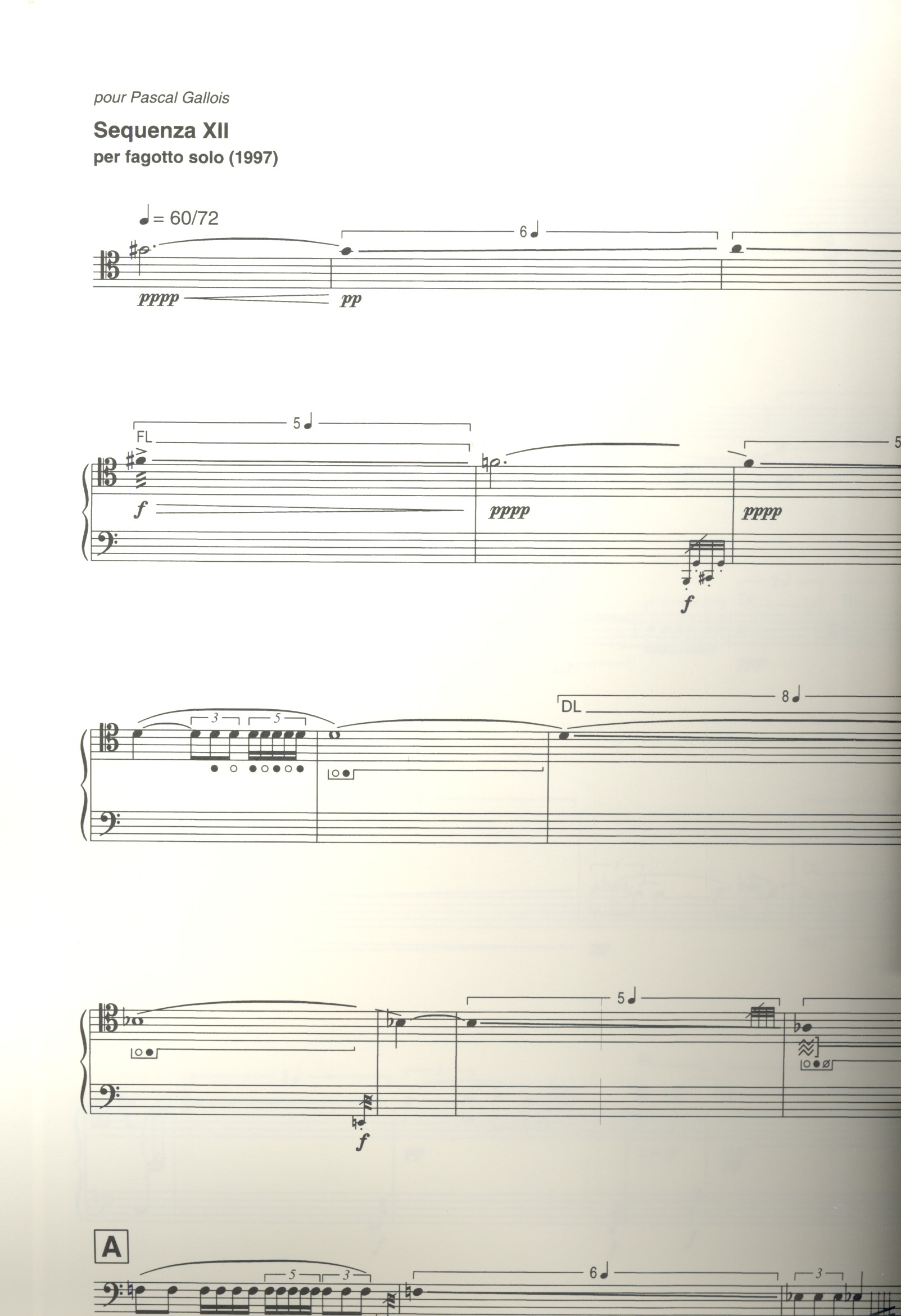 Sequenza XII  (1997)
