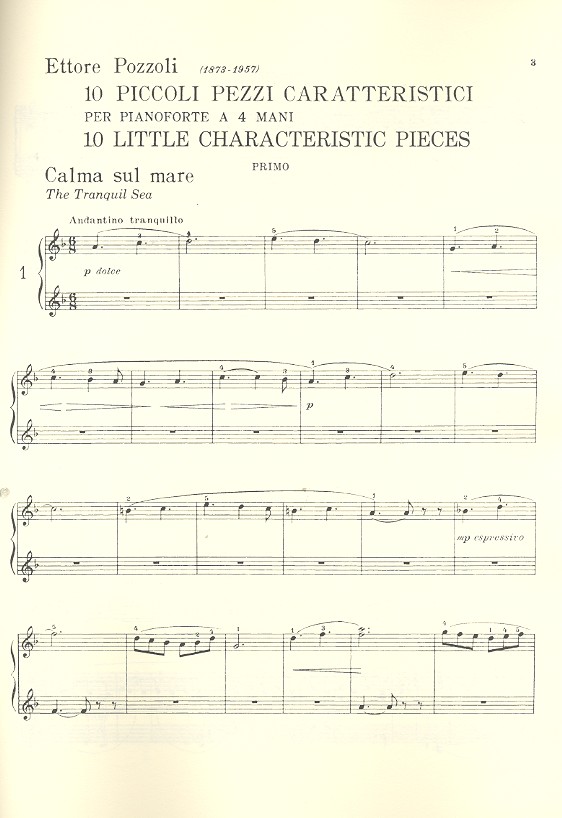 10 piccoli pezzi caratteristici