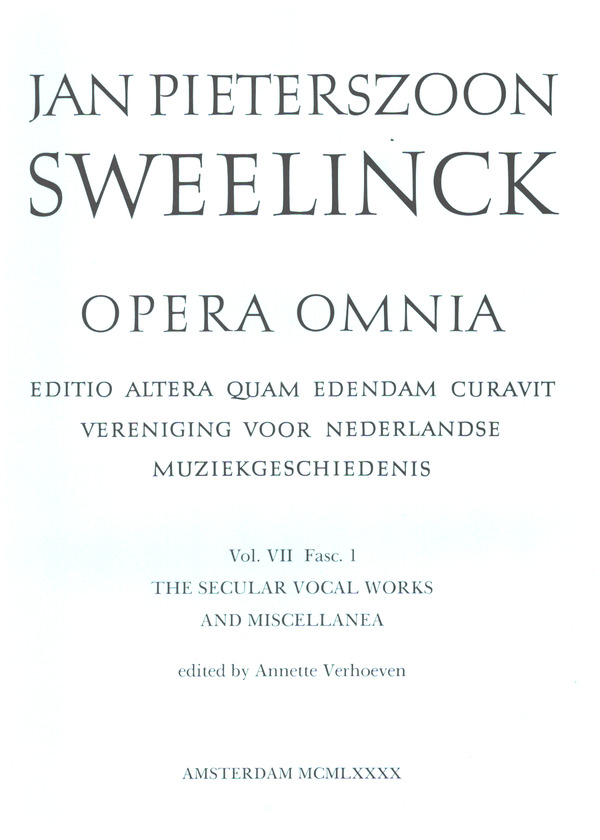 Opera Omnia Vol.7 Fasc.1