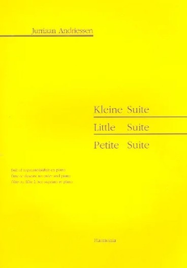 Kleine Suite für Sopranblockflöte