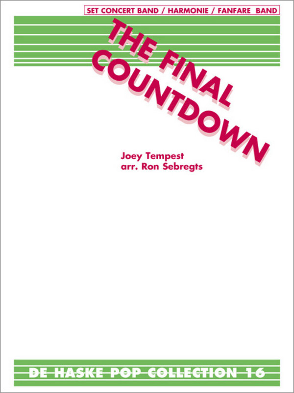 THE FINAL COUNTDOWN  FOR CONCERT BAND