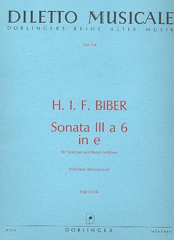 SONATA A 6 E-MOLL NR.3 FUER STREICHER