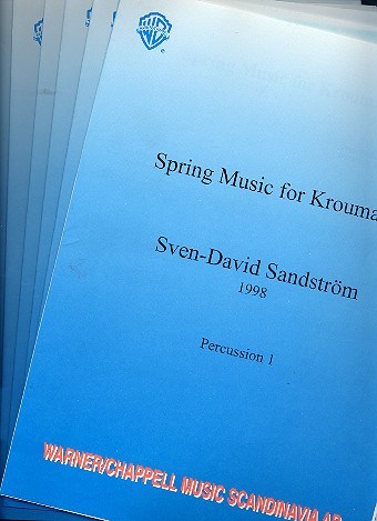 Spring Music for Kroumata for