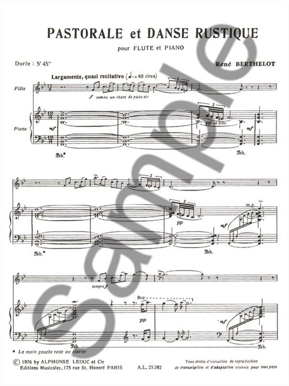 Pastorale et danse rustique