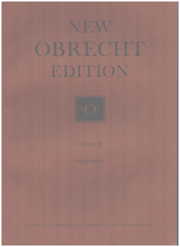 New Obrecht Edition Vol.18